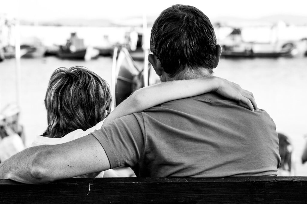 Vater und Sohn, Pixabay